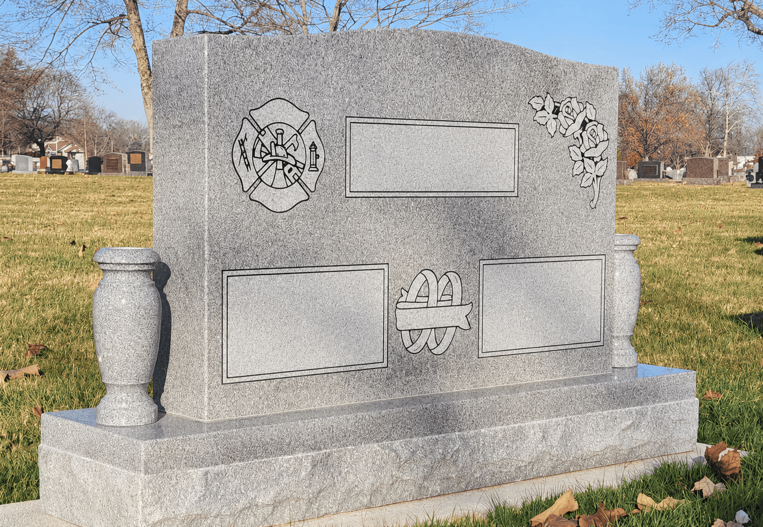 Stone monument memorial